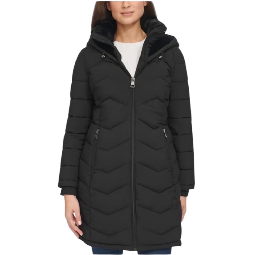 Andrew Marc - Women's Matte Stretch Parka Winter Jacket